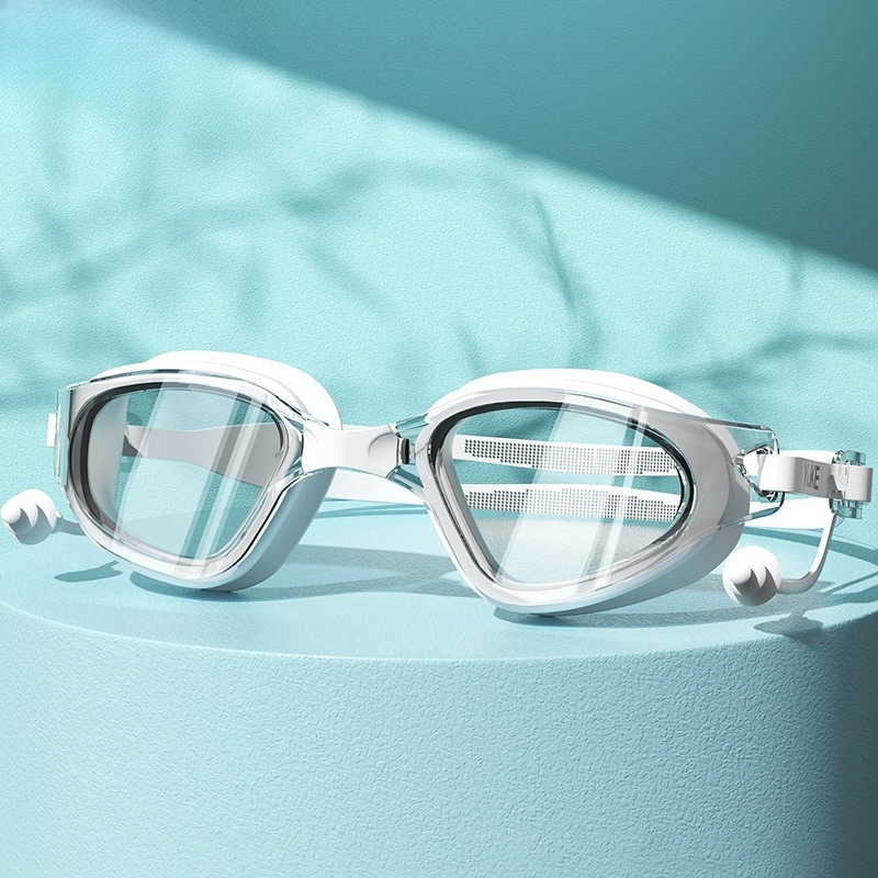 Swim Goggles Anti Fog Uv - 1 çift yetişkin yeni buğu önleyici