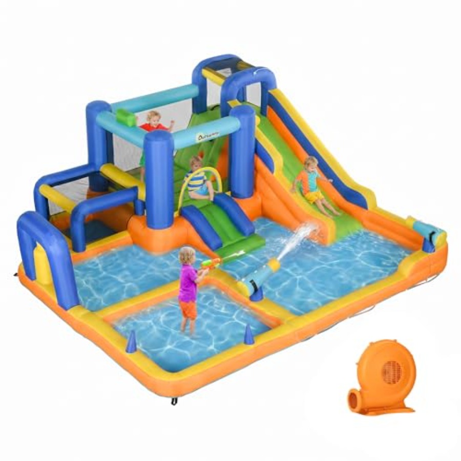 Water Slide Inflatable - Şişme su kaydırağı 7'si 1 arada