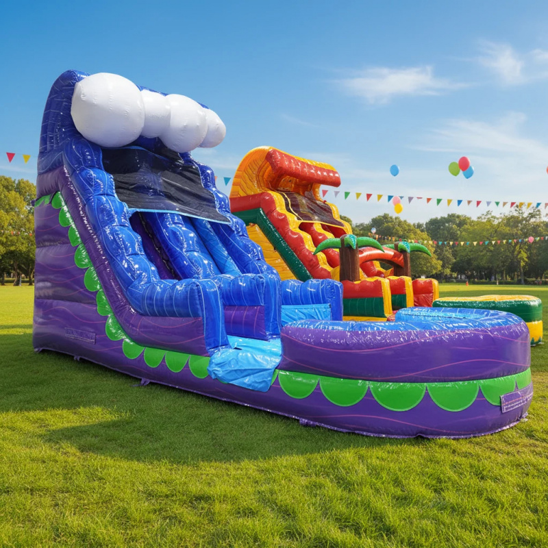 Water Slide Inflatable - Ticari Arka Bahçe Kaydırağı Kiralama Şişme