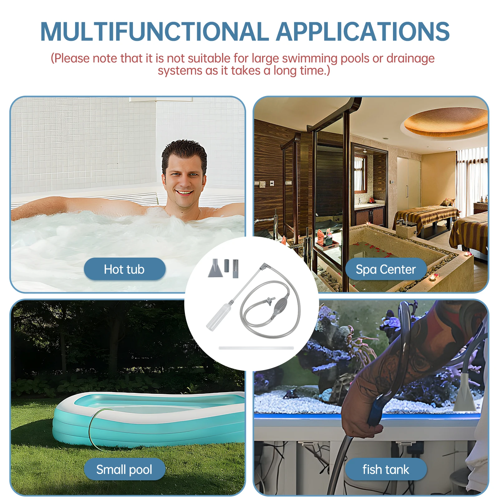 Sıcak Küvet Elektrikli Süpürge - Pool Vacuum Manual incelemesi ve fiyatı