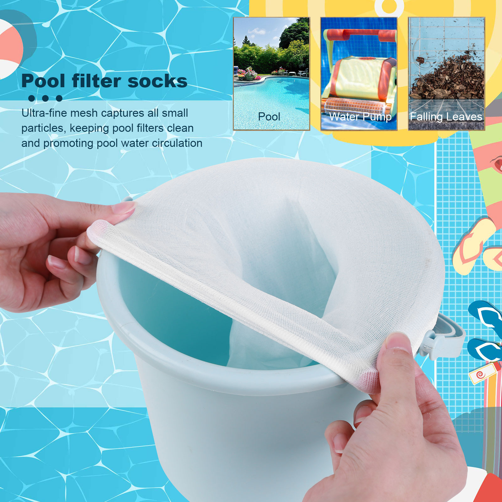 100-5 adet havuz Skimmer çorap - Pool Skimmer Net incelemesi ve fiyatı