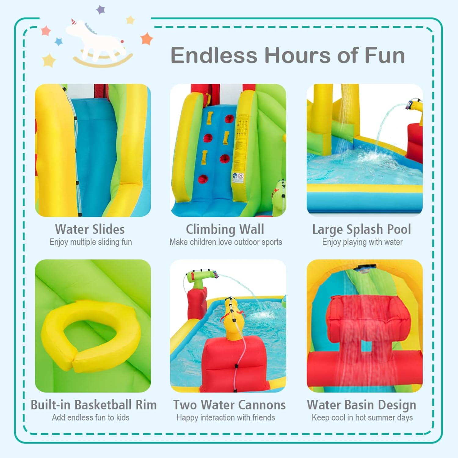 Çocuklar için Mega Şişme Su Pa - Water Slide Inflatable incelemesi ve fiyatı