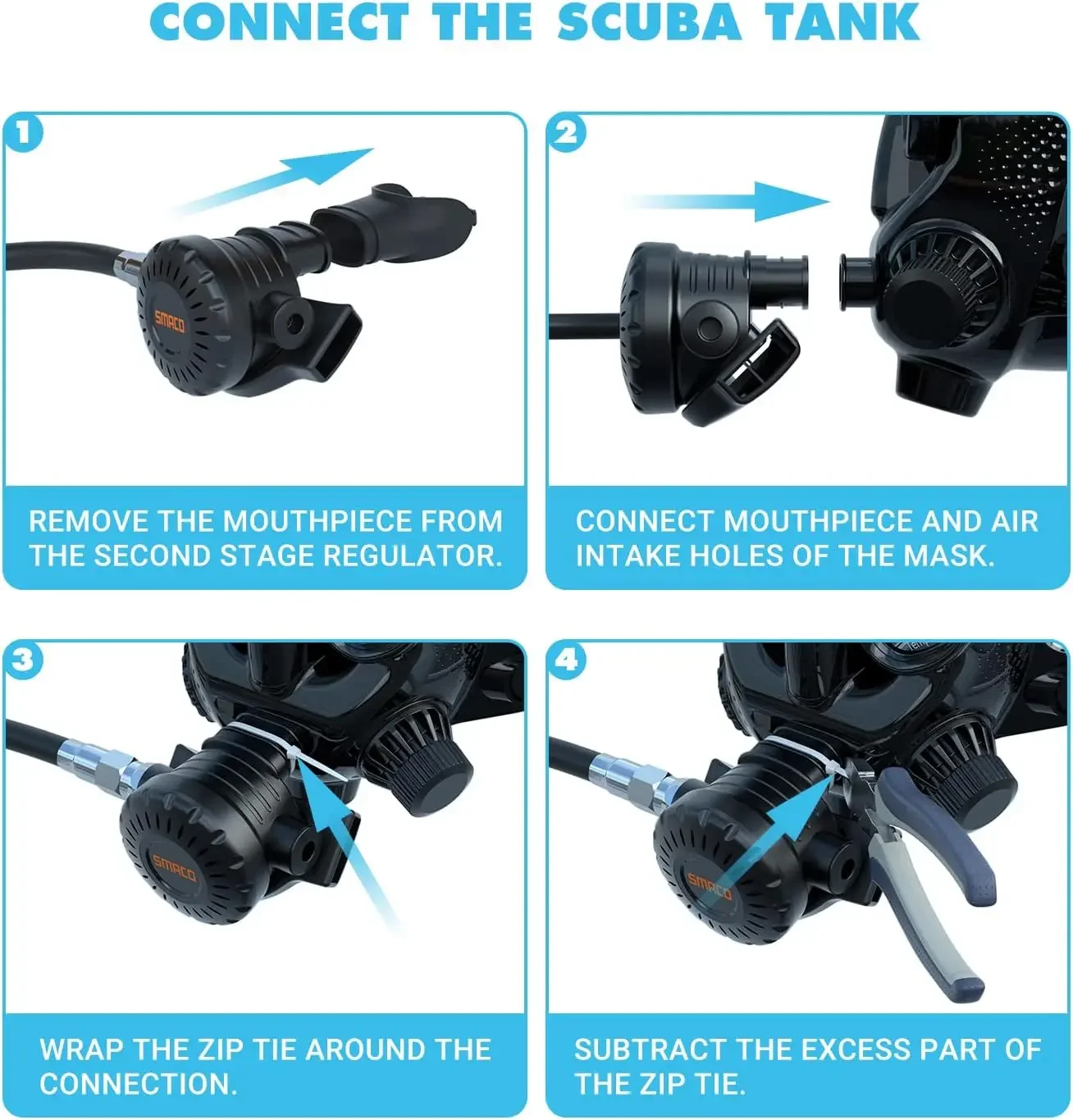 Kamera Montajlı TRIMIX Tam Yüz - Snorkel Mask Full Face incelemesi ve fiyatı