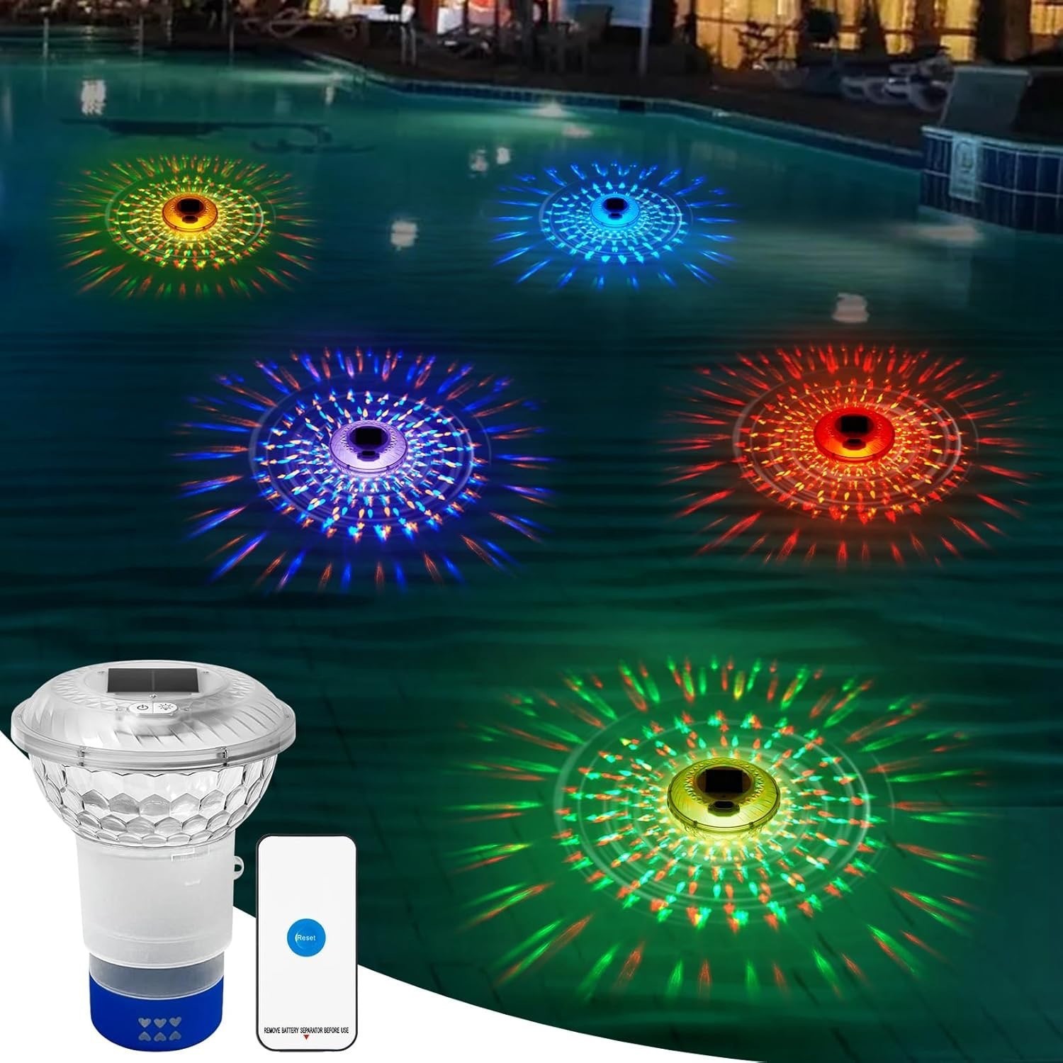Uzaktan Kumandalı Güneş Enerji - Pool Light Solar Rechargeable incelemesi ve fiyatı