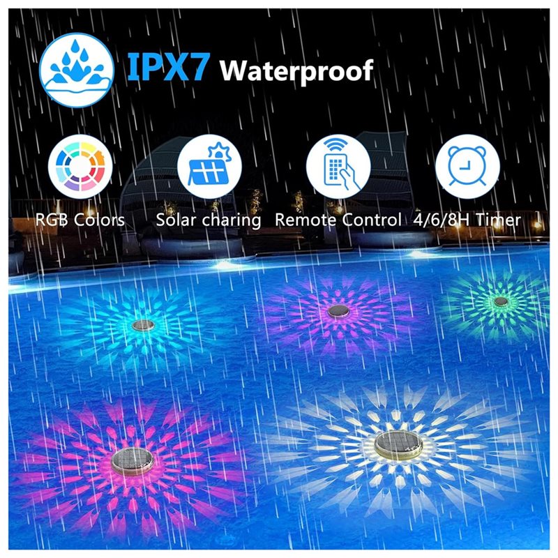 ABKW-Yüzen Havuz Lambaları (4' - Pool Light Solar Rechargeable incelemesi ve fiyatı